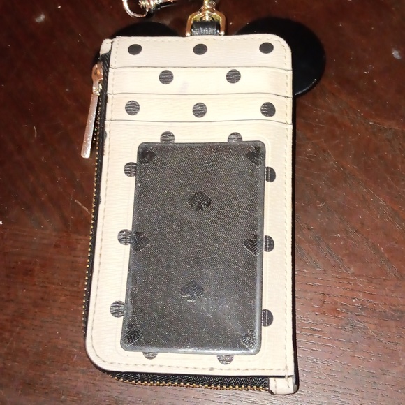 KATE SPADE MINNIE MOUSE ID CARD HOLDER WRISTLET - Picture 4 of 5